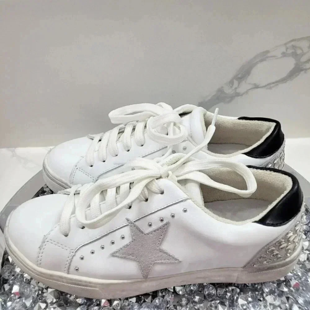 NWOT Steven Rubie-S Studded Star Sneakers